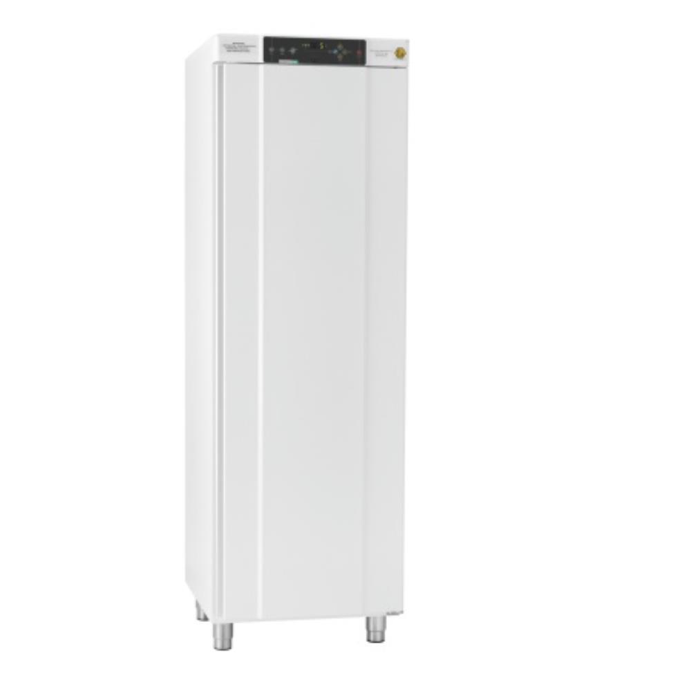 BioBasic RF410 Freezer Upright white exterior solid door skids/wheels ABS plastic interior door lock -5 to -25C 346L image